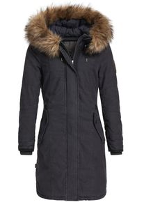 Khujo, Damen Mantel 'MERYEM2 SOLID PADDED', Chamois / Basaltgrau