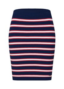 Guess, Damen Rock 'ALEXANDRA SWEATER SKIRT', Navy / Rot / Weiß