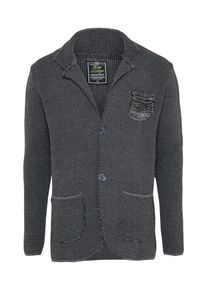 Key Largo, Herren Cardigan 'MARCEL', Anthrazit