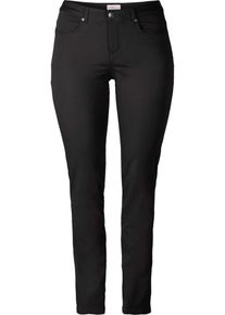 sheego Basic, Damen Basic Stretch-Hose 'Die Schmale', Schwarz