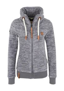 Naketano, Damen Fleecejacke, Dunkelgrau