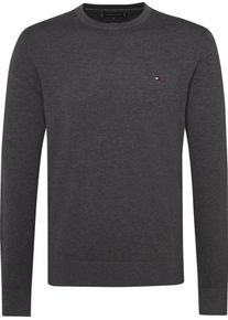 Tommy Hilfiger, Herren Pullover 'Crew Neck', Basaltgrau