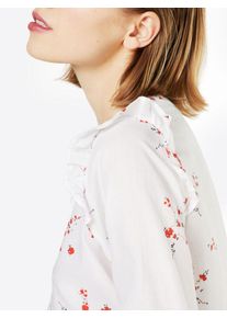 Ichi, Damen Bluse 'Vada', Puder / Wei&szlig;