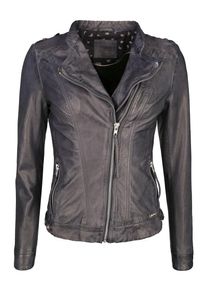 Mustang, Damen Lederjacke 'Clara', Indigo