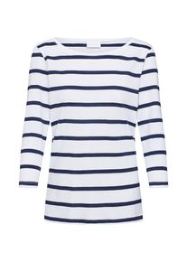 Vila, Damen T-Shirt, Blau / Weiß