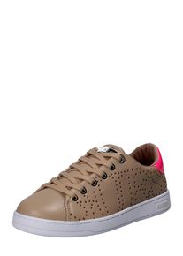 Guess, Damen Sneaker 'CARTERR2', Beige / Wei&szlig;