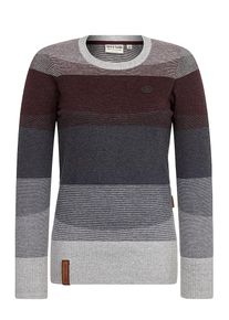Naketano, Damen Pullover, Kastanienbraun / Graumeliert
