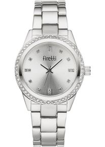 Firetti, Damen Quarzuhr (Set, 4 tlg.), Silber
