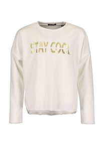 Blue Seven, M&auml;dchen Pullover, Gold / Wei&szlig;