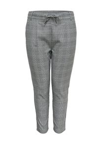 Only Carmakoma, Damen Hose, Schwarz / Weiß