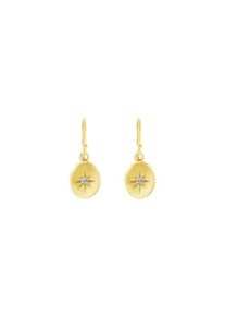 ID fine, Damen Guiding Star Ohrringe, Gold