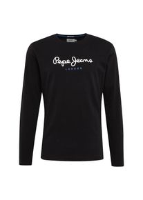 Pepe Jeans, Herren Shirt 'EGGO LONG', Schwarz / Wei&szlig;