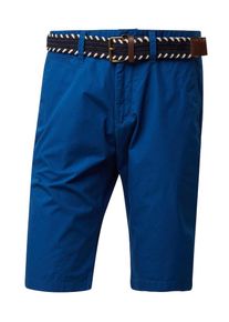 Tom Tailor, Herren Shorts 'Bermuda', Royalblau