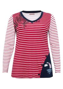 Joe Browns, Damen Shirt, Nachtblau / Rot / Weiß