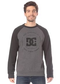 DC Shoes, Herren Sweatshirt 'Rebuilt Crew', Grau / Anthrazit