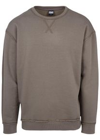 Urban Classics, Herren Pullover 'Open Edge Crew', Oliv