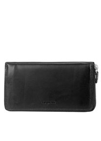 Samsonite, Damen Attack SLG Reißverschluss-Geldbörse Leder 19 cm, Schwarz