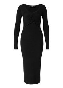 Hallhuber, Damen Strickkleid, Schwarz