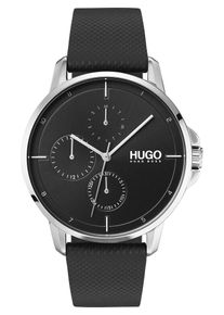 Hugo, Herren Uhr 'Focus Businiess 1530022', Schwarz / Silber / Wei&szlig;
