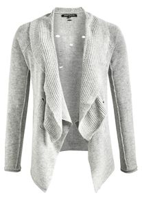 Khujo, Damen Strickjacke 'AVRILA', Grau / Graumeliert