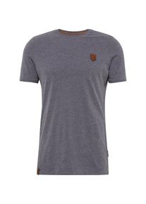 Naketano, Herren T-Shirt 'Italienischer Hengst', Taubenblau
