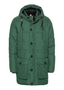 Jack & Jones JACK & JONES, Herren Steppmantel 'JORFORTUNE PARKA JACKET', Dunkelgrün
