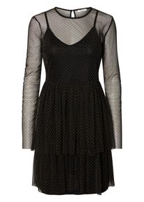 Pieces, Damen Kleid, Schwarz