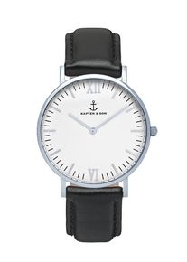 Kapten & Son Kapten & Son, Damen Analoguhr 'Campus', Schwarz