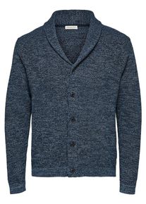 Selected Homme, Herren Strickjacke, Navy