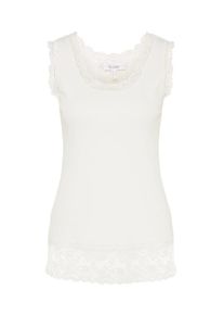 Heine, Damen Spitzentop, Offwhite
