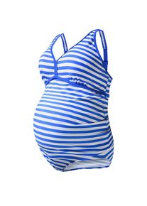 JoJo Maman Bébé JoJo Maman Bébé, Damen Umstandstankini, Blau / Weiß