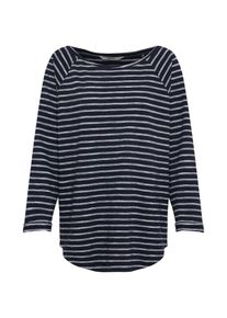 Wemoto, Damen Shirt 'Shane Jaquard', Navy / Weiß