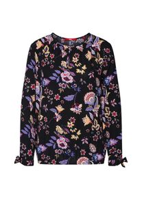 s.Oliver RED LABEL, Damen Bluse, Mischfarben / Schwarz