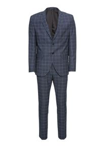 Selected Homme, Herren Anzug 'Myloair Check Suit B Ex', Dunkelblau