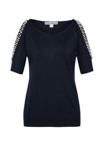 Heine, Damen Pullover 'Cut-Outs', Marine