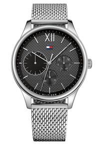 Tommy Hilfiger, Herren Uhr 'Sophisticated Sport, 1791415', Anthrazit / Schwarz / Silber