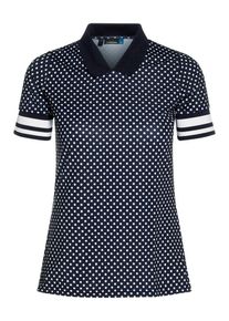 J. Lindeberg J.Lindeberg, Damen Poloshirt 'W Yonna', Navy / Weiß