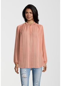 GUSTAV, Damen Bluse 'PLEATED' mit Glitzerdetails, Pink / Hellpink