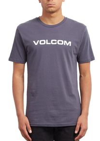 Volcom, Herren T-Shirt, Dunkellila