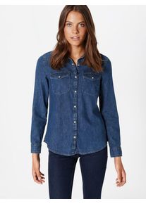 Tommy Jeans, Damen Jeansbluse 'WESTERN DENIM SHIRT', Blue Denim