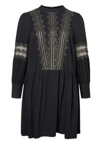 JUNAROSE, Damen Kleid, Gold / Schwarz