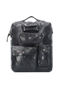 Campomaggi, Damen Carvi Rucksack Leder 37 cm, Schwarz