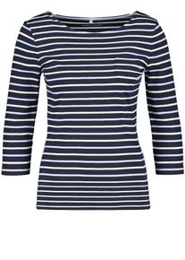 Gerry Weber, Damen Ringelshirt, Ultramarinblau / Offwhite