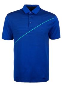 Under Armour, Herren Golfpolo 'Playoff', Blau / Grün