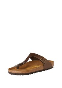 Birkenstock, Damen Zehentrenner 'Gizeh', Braun / Bronze