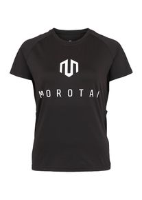 MOROTAI, Damen Sport-Shirt 'NAKA Performance Eye Back', Schwarz / Wei&szlig;