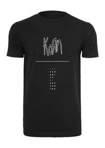 Mister Tee, Herren Tee 'Korn Serenity', Schwarz / Weiß