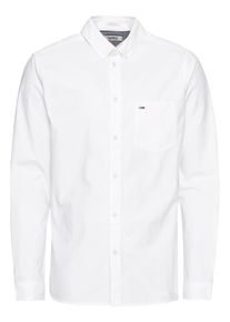 Tommy Jeans, Herren Hemd 'TJM TAPE DETAIL SHIRT', Weiß