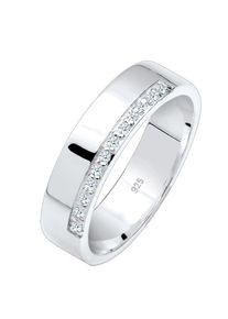 Elli Premium, Damen Ring, Silber / Weiß