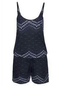 Lascana, Damen Overall, Creme / Navy / Hellblau